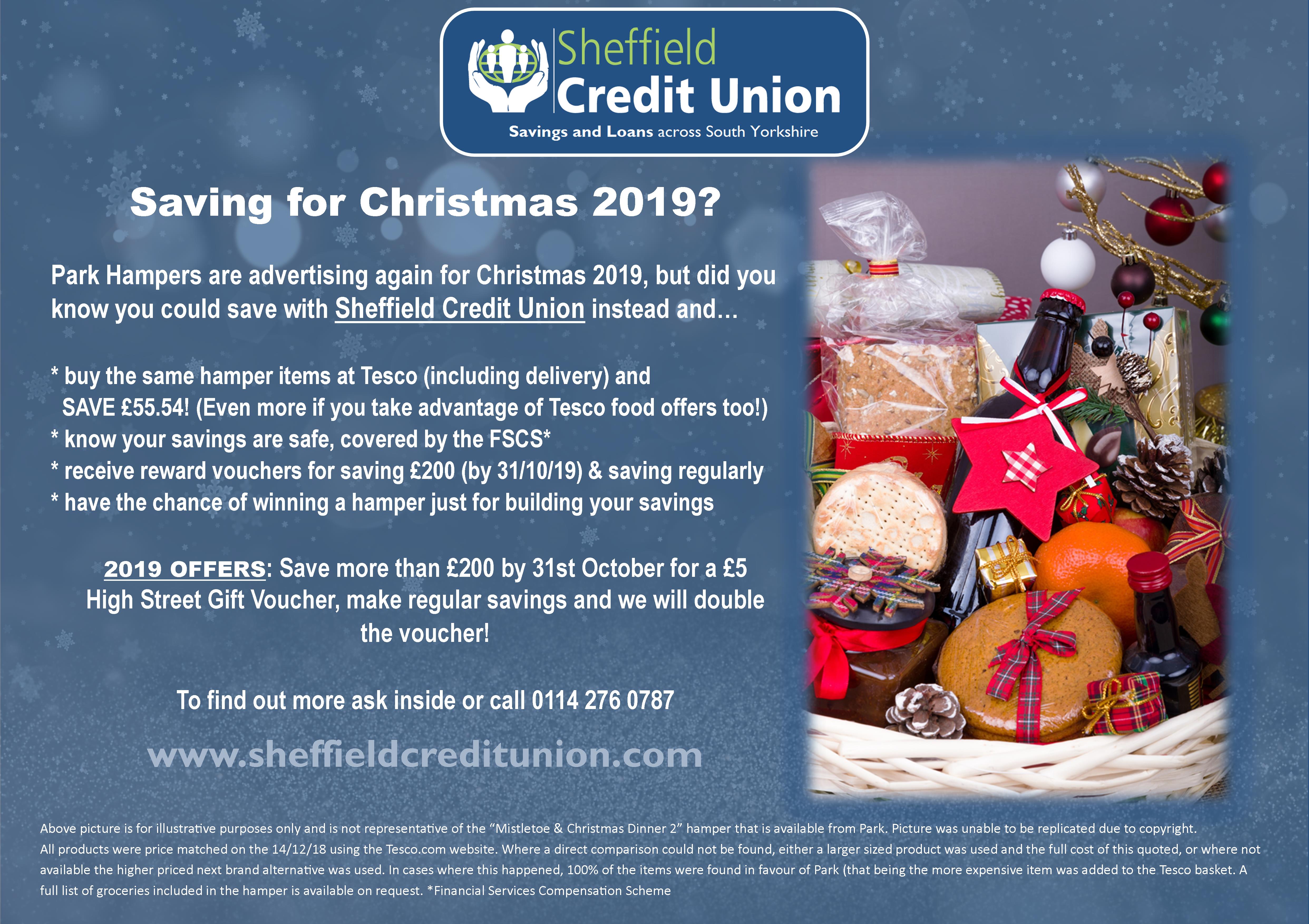 Christmas Saver Poster A1 Sheffield Credit Union